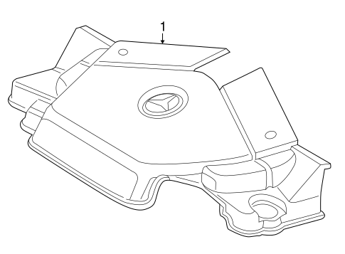 G55 AMG ENGINE APPEARANCE COVER