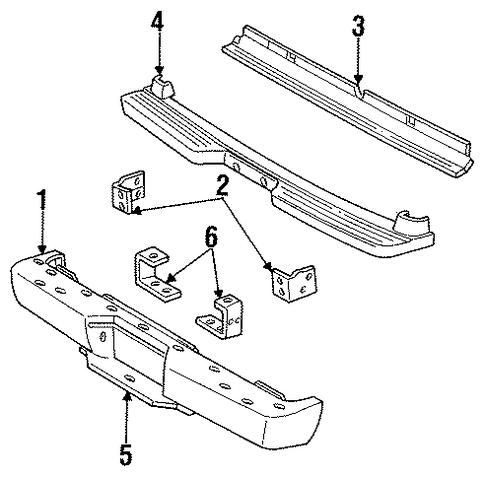 Explorer BUMPER & COMPONENTS - REAR