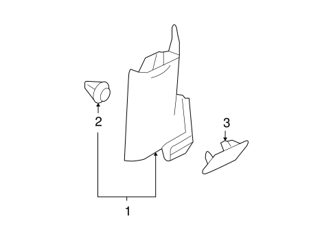 Forester INTERIOR TRIM - QUARTER PANELS