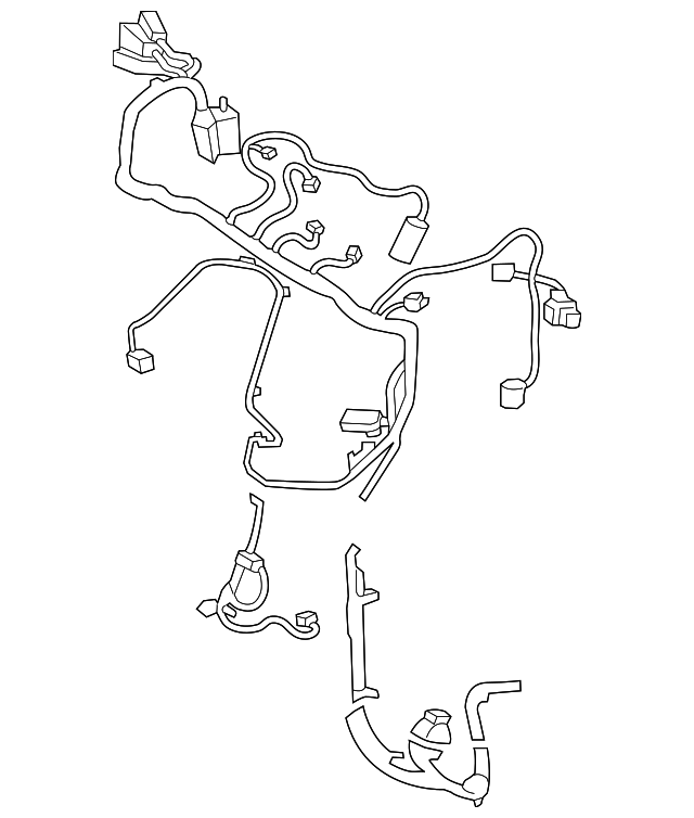 FU5Z-12A581-AG Деталь ENGINE HARNESS