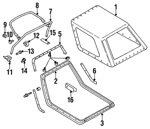 Amigo FOLDING TOP