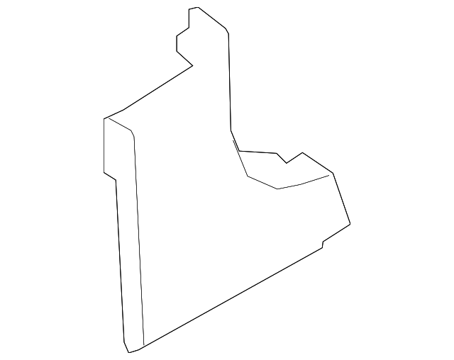 85825-B2000EQ COWL TRIM, LEFT