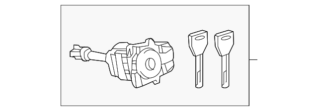69052-24081 Деталь CYL & KEYS, LEFT