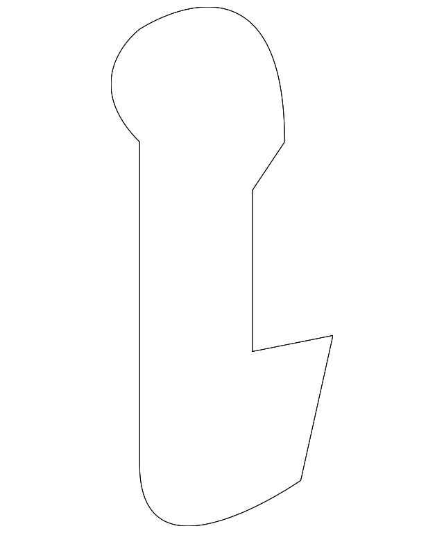 4321650Z00 Деталь AXLE NUT COTTER PIN, LEFT