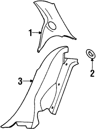 Contour INTERIOR TRIM - QUARTER PANELS