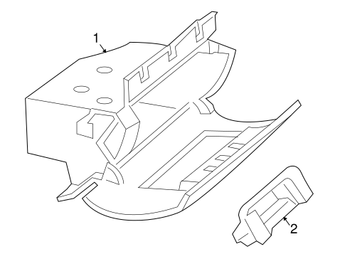 SLK280 GLOVE BOX