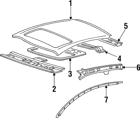 Tiburon ROOF & COMPONENTS
