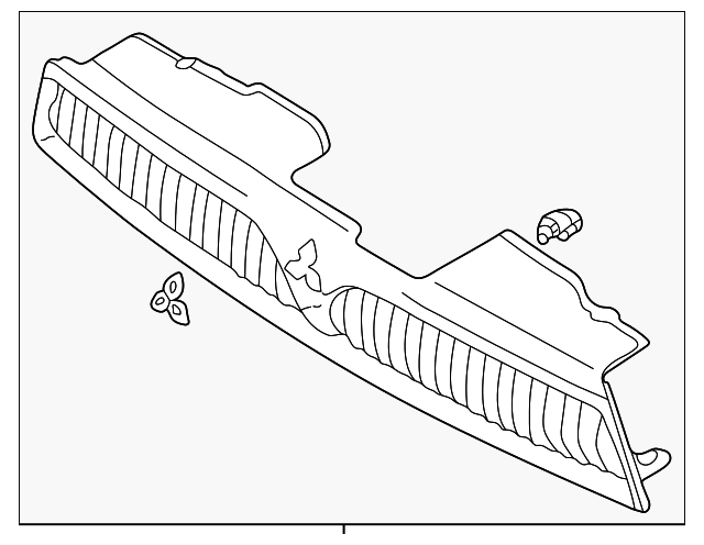 MR387641 Деталь GRILLE ASSY