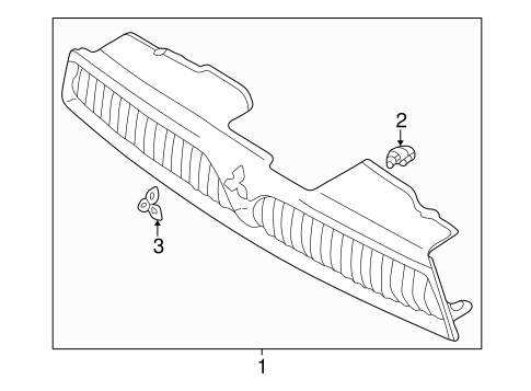 Galant GRILLE & COMPONENTS