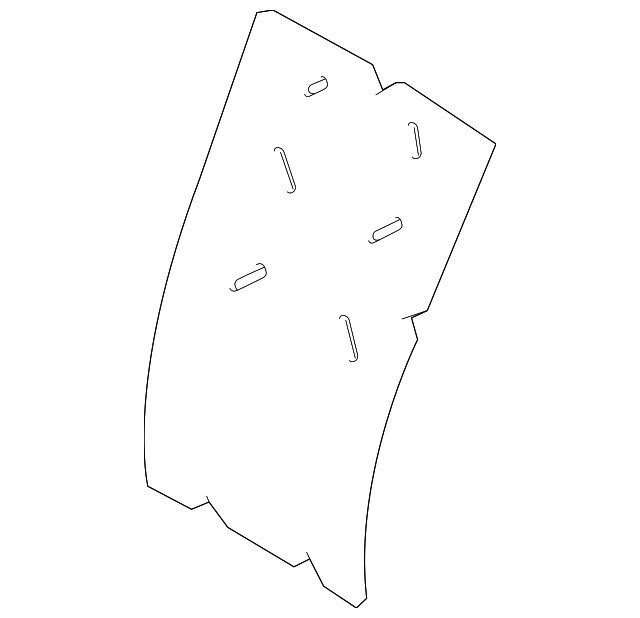 FL3Z-2564810-A SEAT BACK HEATER, RIGHT