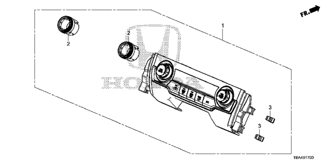 CIVIC SEDAN AUTO AIR CONDITIONER CONTROL (1)