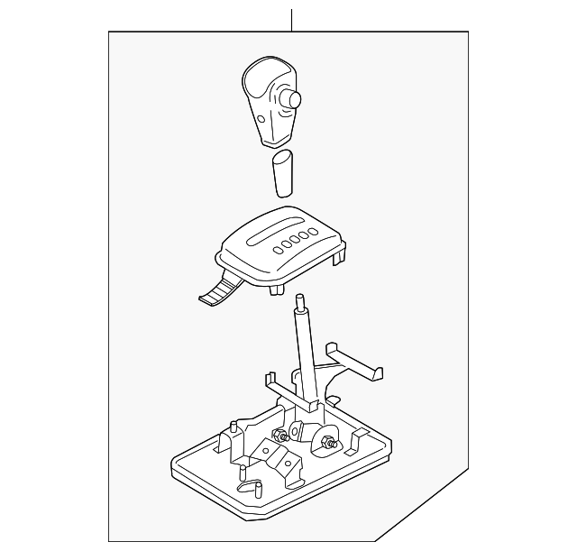 43700-3C301 Деталь GEARSHIFT LEVER