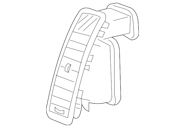 ZZCB-64-710-03 Деталь LOWER DUCT, LEFT