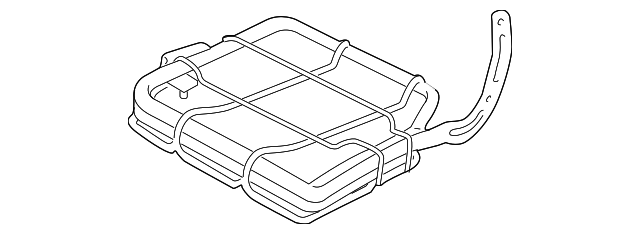 89210-1U010 Деталь CUSHION FRAME, RIGHT