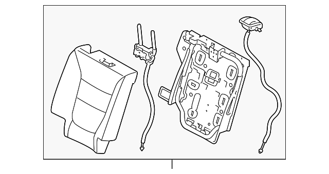 89400-1U111LAB Деталь SEAT BACK ASSY, RIGHT