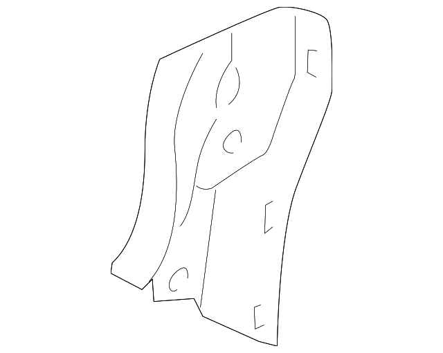 89060-1U130J7 Деталь RECLINE COVER, RIGHT
