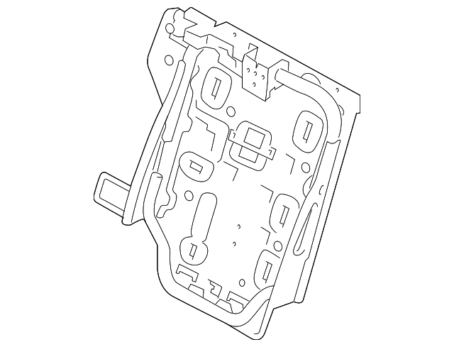 89410-1U010 Деталь SEAT BACK FRAME, RIGHT
