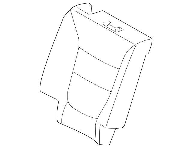 89460-1U111LAC Деталь SEAT BACK COVER, RIGHT