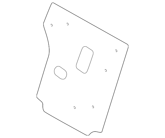 89480-1U050 Деталь BACK PANEL TRIM, RIGHT