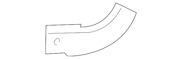 89444-1U140VA Деталь HINGE COVER, RIGHT