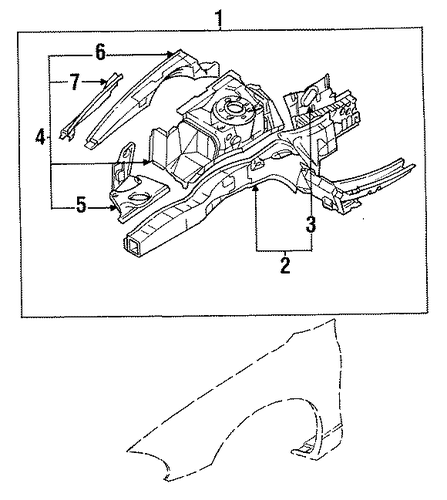 Eclipse INNER STRUCTURE & RAILS