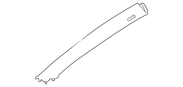 216-690-01-25-9E63 Деталь WINDSHIELD PILLAR TRIM, LEFT