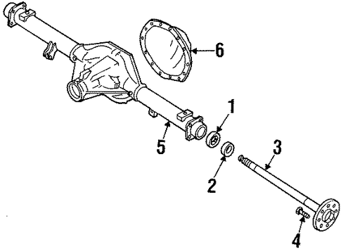 C2500 AXLE HOUSING 2