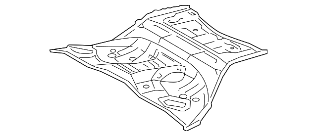 58211-30370 Деталь CENTER FLOOR PAN