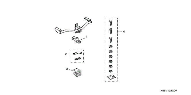 ACCESSORIES/TRAILER HITCH (1) for 2004 Honda PILOT #1