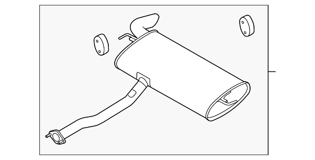 28700-3W750 Деталь MUFFLER