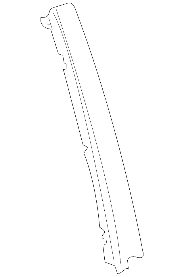 ZZCA-50-F11 Деталь REAR MOLDING, RIGHT