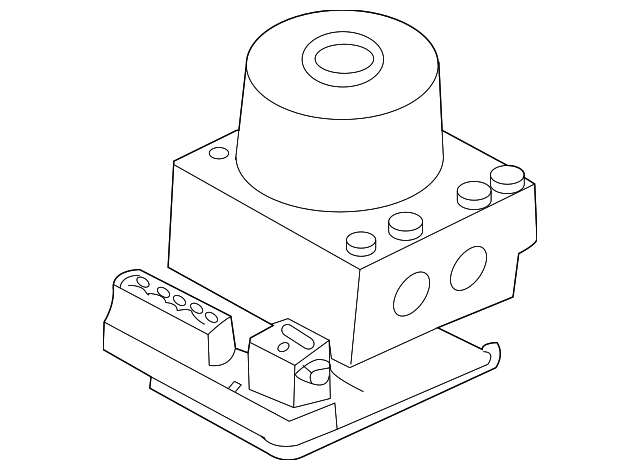 5L8Z-2B373-BC Деталь ABS CONTROL UNIT