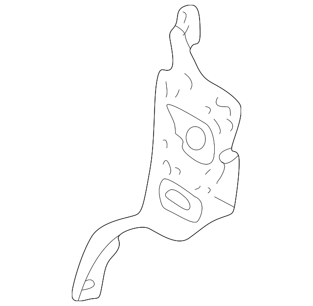 86211-47030 Деталь AM/FM CASSETTE MOUNT BRACKET, RIGHT