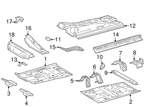 Yaris FLOOR & RAILS