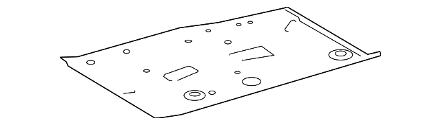 58112-52922 Деталь FRONT FLOOR PAN, LEFT