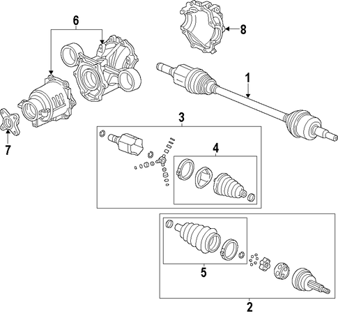 Equinox AXLE SHAFTS & JOINTS