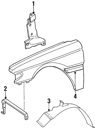 I-Mark EXTERIOR TRIM - FENDER