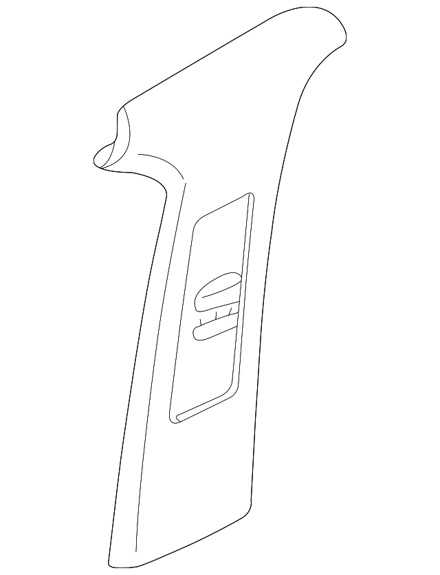 3B0-868-417-D-2PK Деталь CENTER PLR TRIM, LEFT