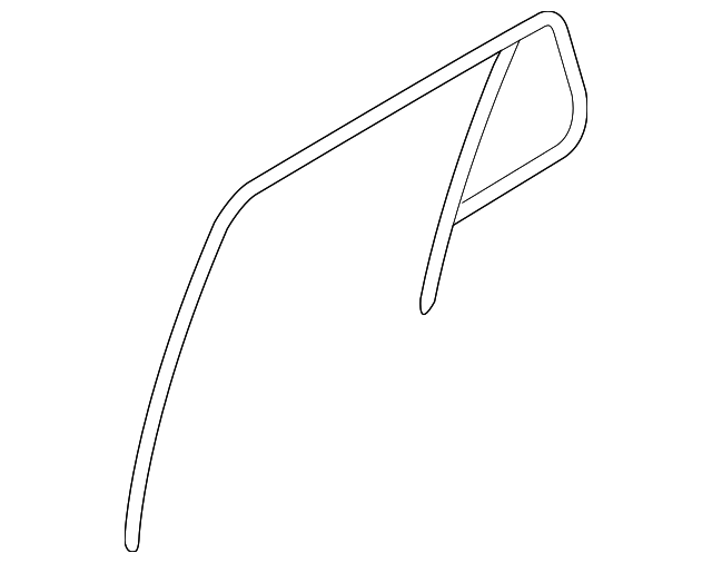 83531-3M000 RUN CHANNEL, LEFT