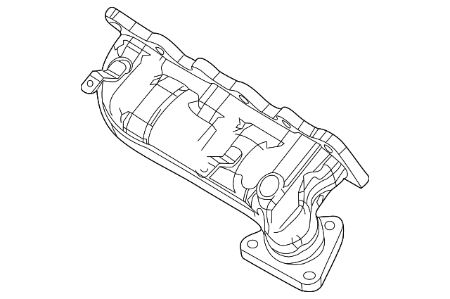 AA5Z-9431-A Деталь EXHAUST MANIFOLD