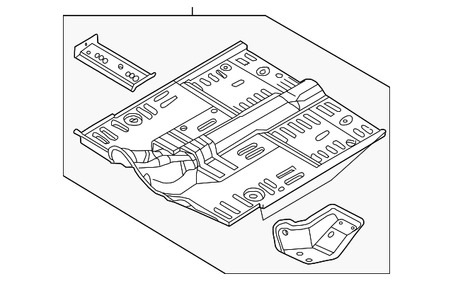 5179454AB Деталь FRONT FLOOR PAN