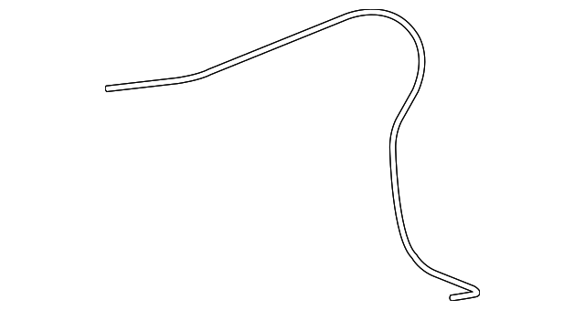5869A023 DRAIN HOSE, LEFT