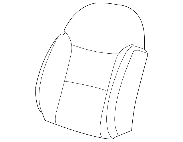 68105025AA Деталь SEAT BACK PAD, LEFT