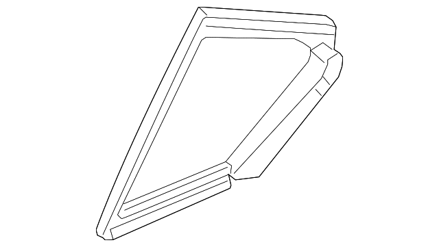 73491-TR6-A01 Деталь SEAL, L. RR. DOOR QUARTER