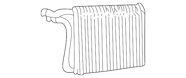XL7Z-19860-AA EVAPORATOR CORE