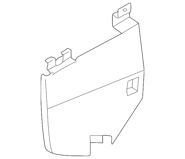 8E0-839-915 Деталь COVER, LEFT