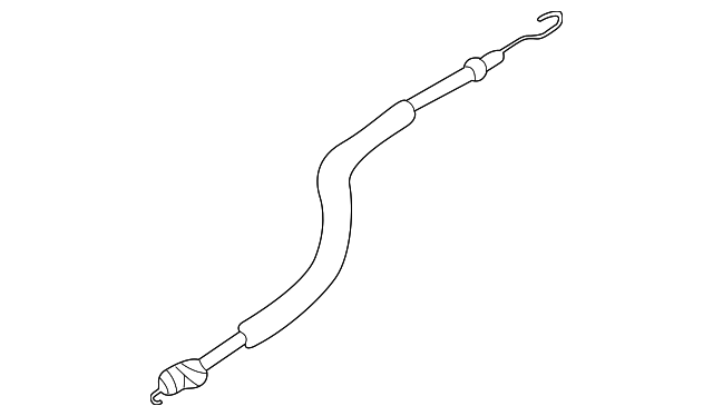 8E0-839-085-B Деталь CONTROL CABLE, LEFT