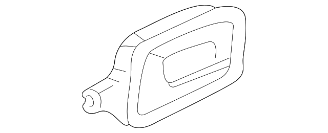 8E0-839-019-C-5QQ Деталь HANDLE, INSIDE, LEFT