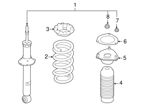 Q50 STRUTS & COMPONENTS