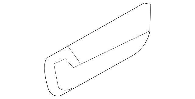15091869 Деталь SIDE MOLDING, LEFT